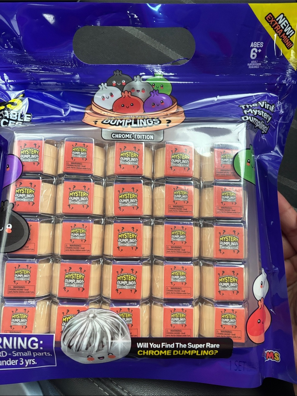 Crazy Fun Original Mini Mystery Dumpling Chrome Edition 25 Pack NEW Authentic